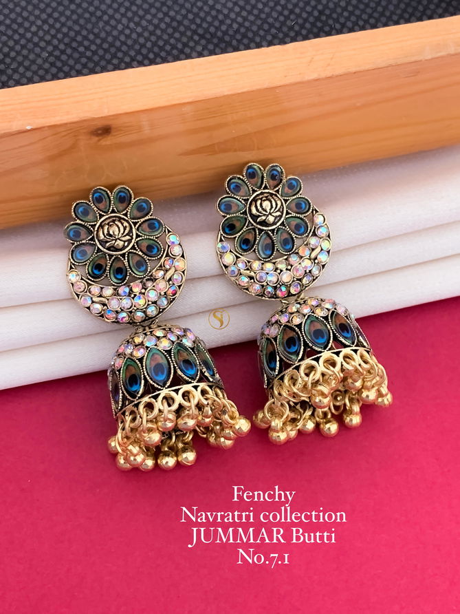 Fancy Navratri Special Kansar Jummar Earring Wholesale Price In Surat
